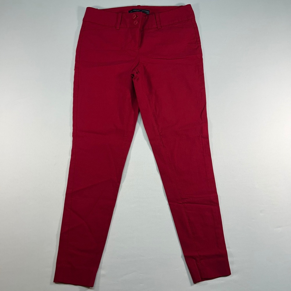 The Limited Exact Stretch Petite Red Skinny Pants Size 2P Business Casual